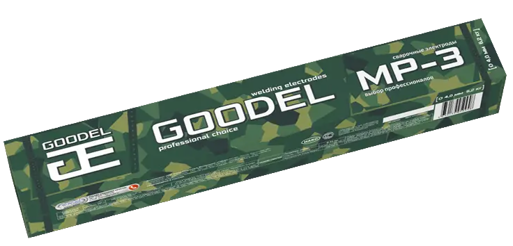 Электроды "GOODEL МР-3", Ø4 мм. х L - 45 см. (в упаковке 6,2 кг.)