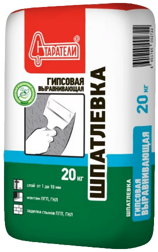 Шпатлевка гипсовая выравнивающая 20 кг/70  Старатели