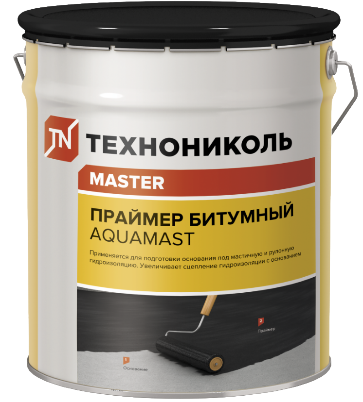 Праймер битумный "AquaMast", ведро 18 л. / 16 кг.