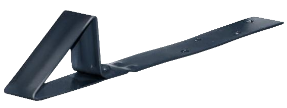 ГЧ Снегозадержатель "TEGOLA" для гибкой черепицы, покрытие PE, RAL 7024 (серый)