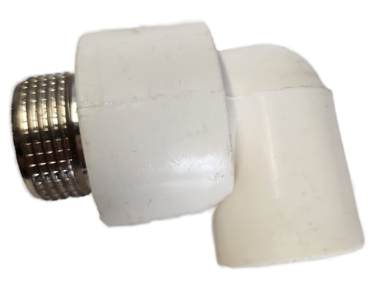 КОЛЕНО PILSA PPR 20х3/4" НР БЕЛОЕ(180)