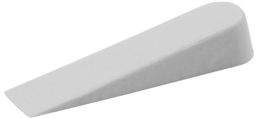 Клинья для плитки 44х10х10 мм, 50 шт, большие, пластик, 3026002