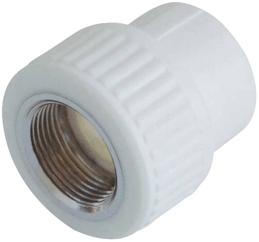 МУФТА ППР ВР 32х3/4" БЕЛАЯ VALFEX