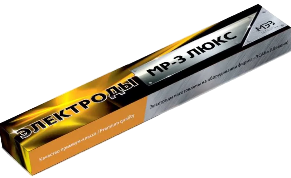 Электроды "МР-3 ЛЮКС",  Ø3 мм. х L - 35 см. (в упаковке 5 кг.)