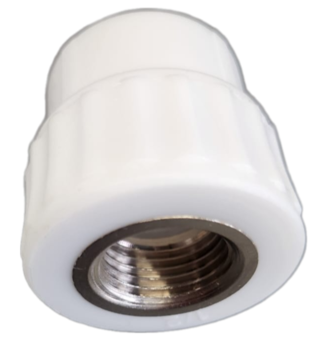 МУФТА ППР ВР 25х1/2" БЕЛАЯ VALFEX (100/25)