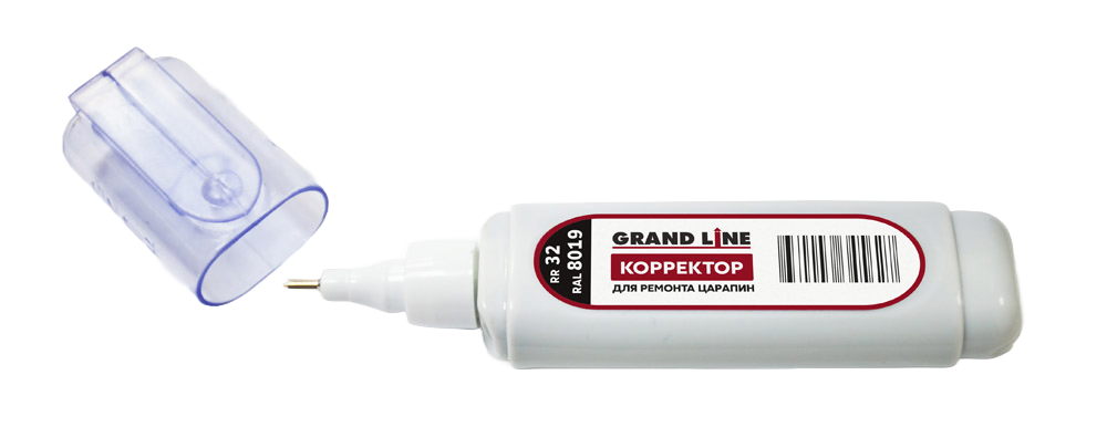 Корректор для ремонта царапин "GRAND LINE", RAL 8019 / RR 32 (тёмно - коричневый) 