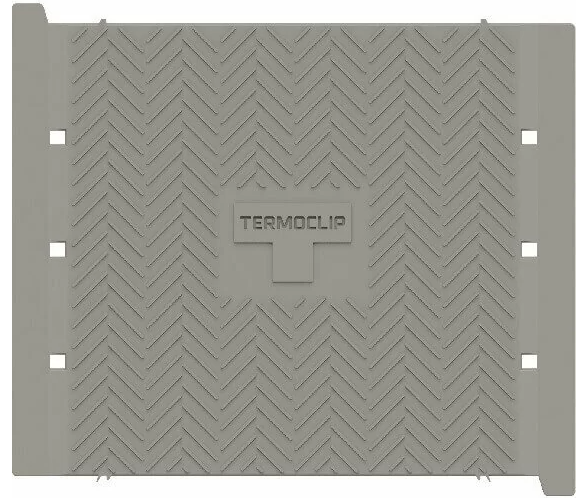 Дорожка ПВХ "Termoclip Walkway Puzzle", цвет серый, 600 мм. х 600 мм. 