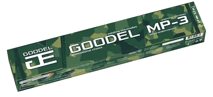 Электроды "GOODEL МР-3", Ø3 мм. х L - 35 см. (в упаковке 2,5 кг.)